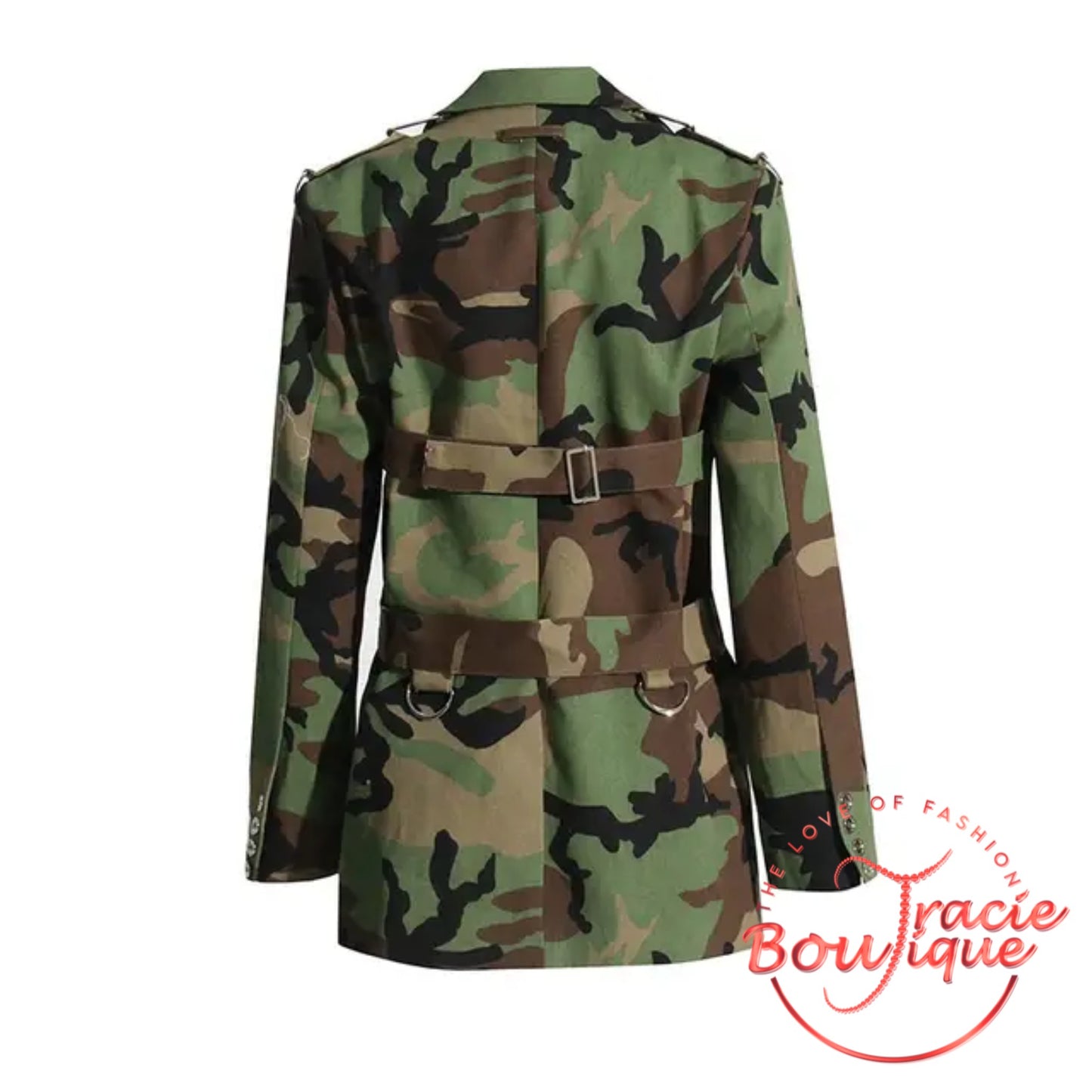 GI Jane Camo Blazer