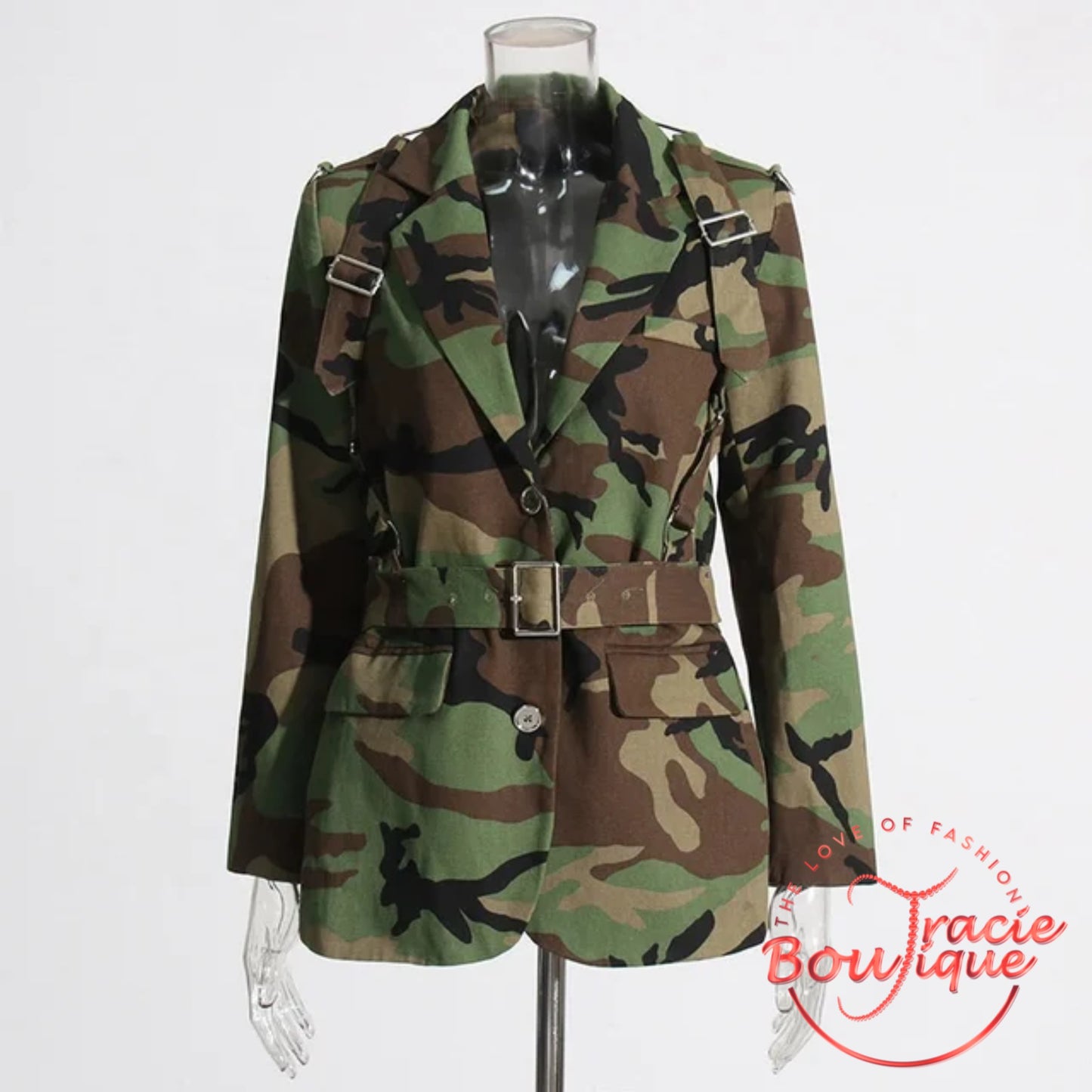 GI Jane Camo Blazer