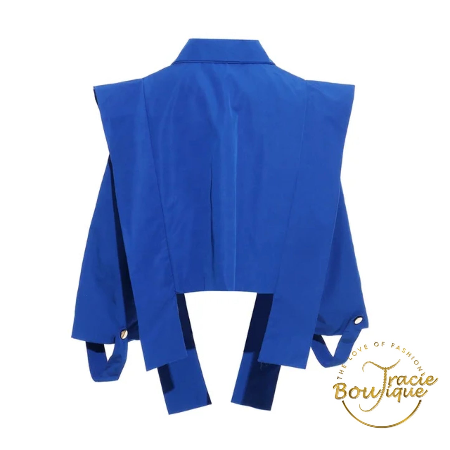 Janet Freestyle Electric Blue Shirt Jacket
