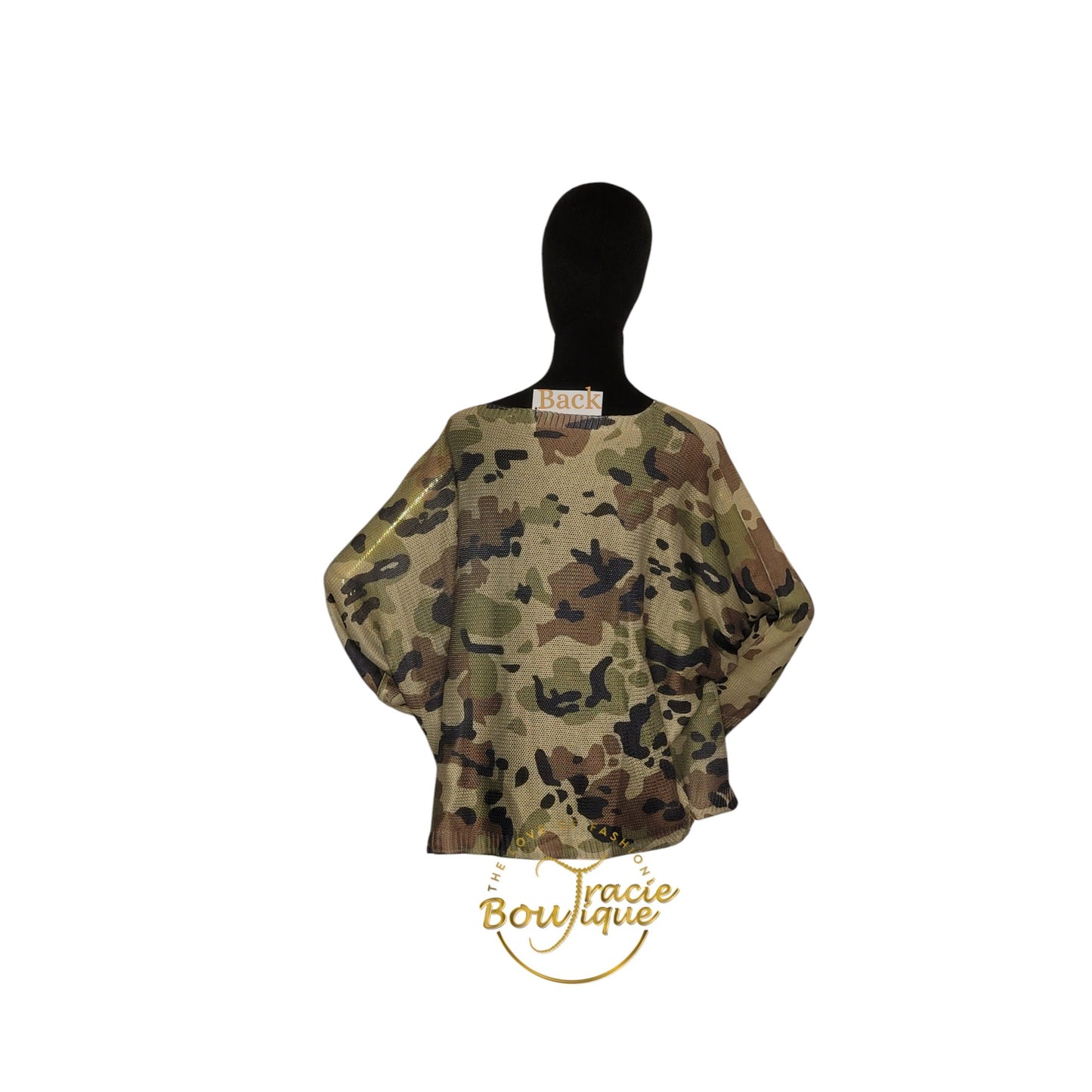 Leopard Camo Sweater