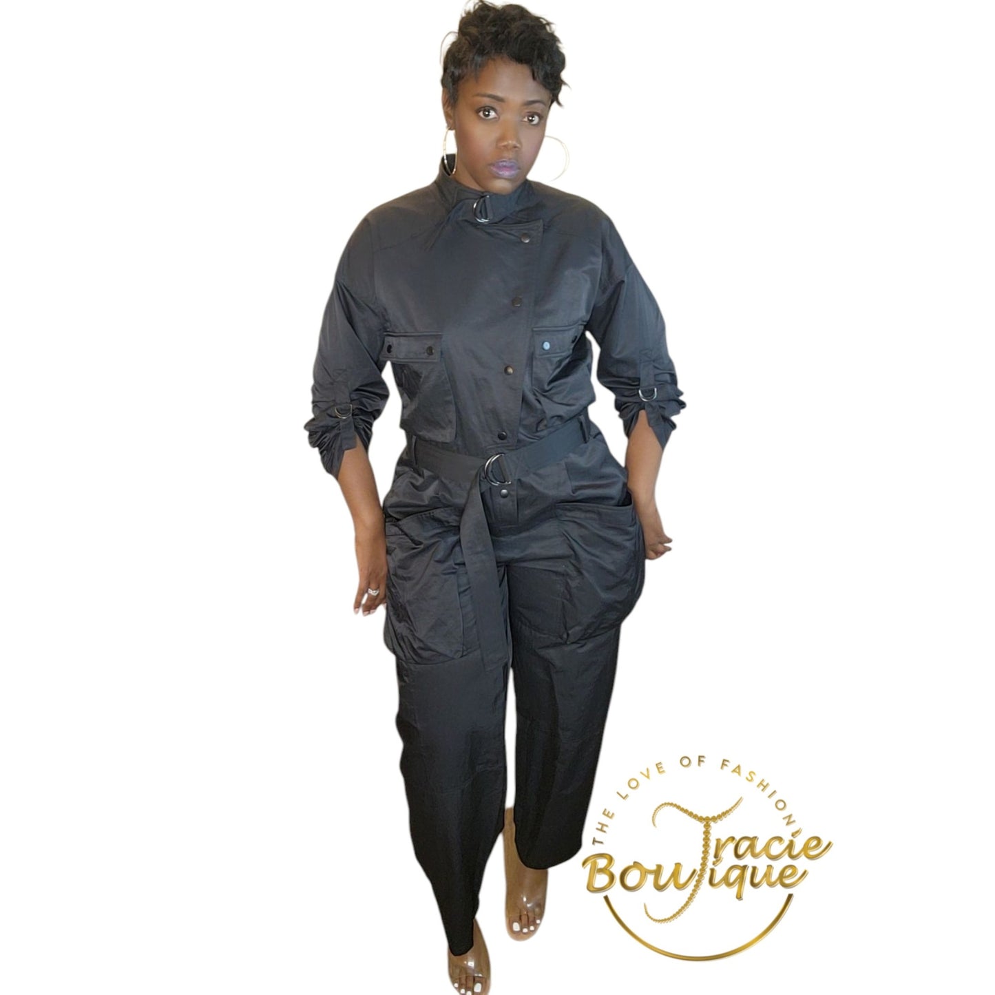 Ms. Diva Military Jumpsuit