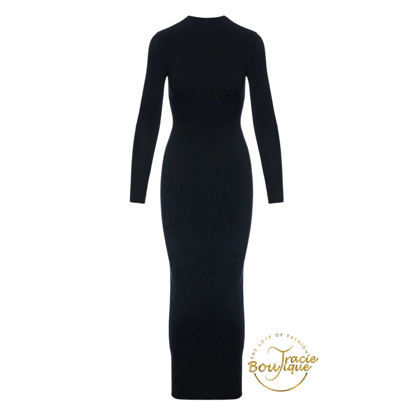 Sculpt Me Mock Neck Dress