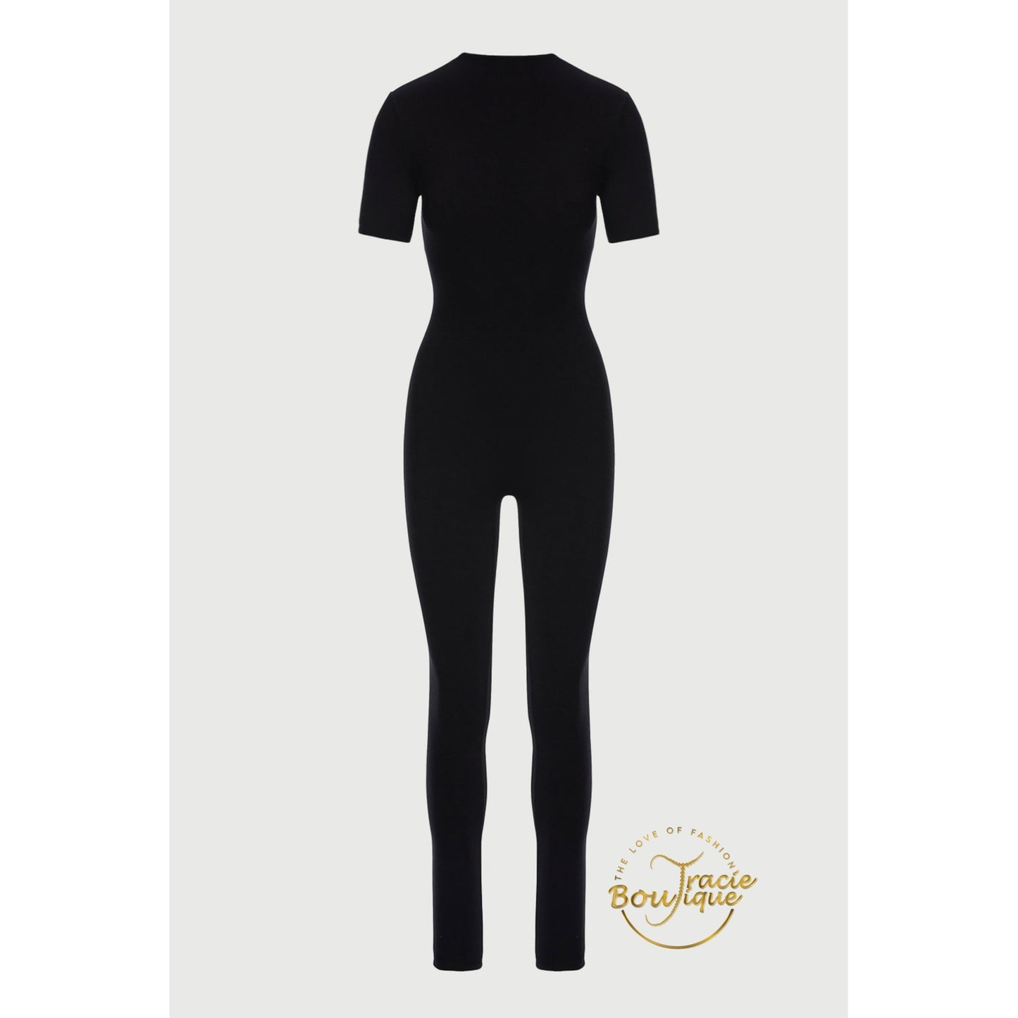 Sculpt Me Short Sleeve Curvy Jumpsuit