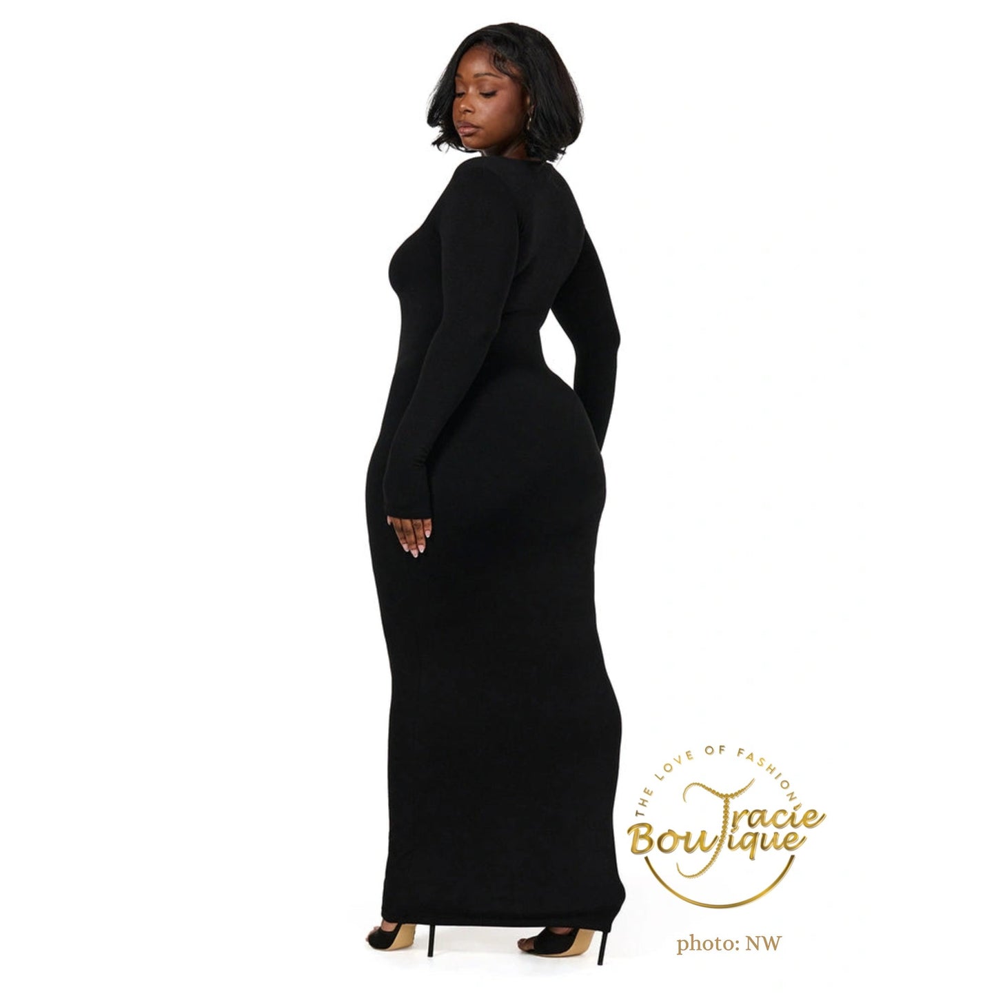 Sculpt Me Square Maxi Dress