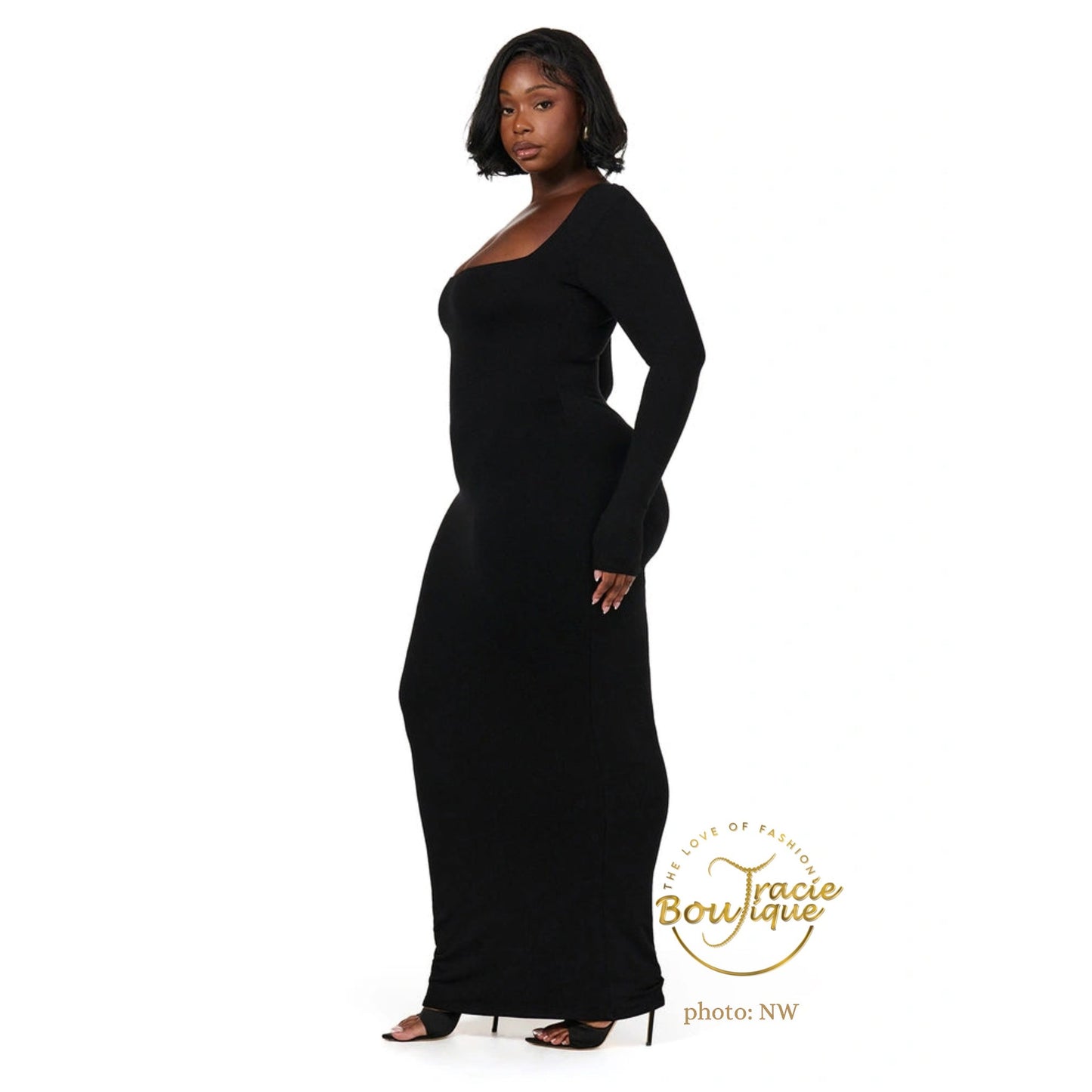 Sculpt Me Square Maxi Dress