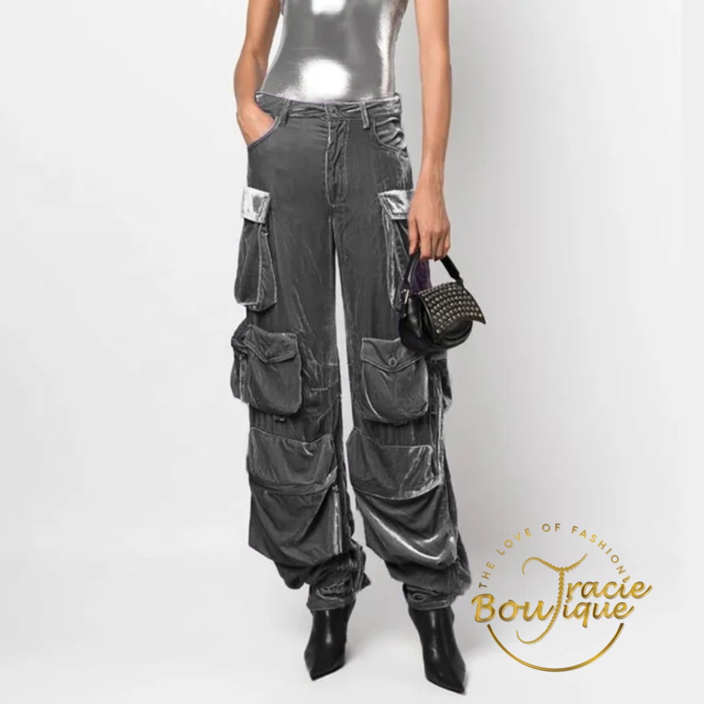 Velveteen Cargo Pants