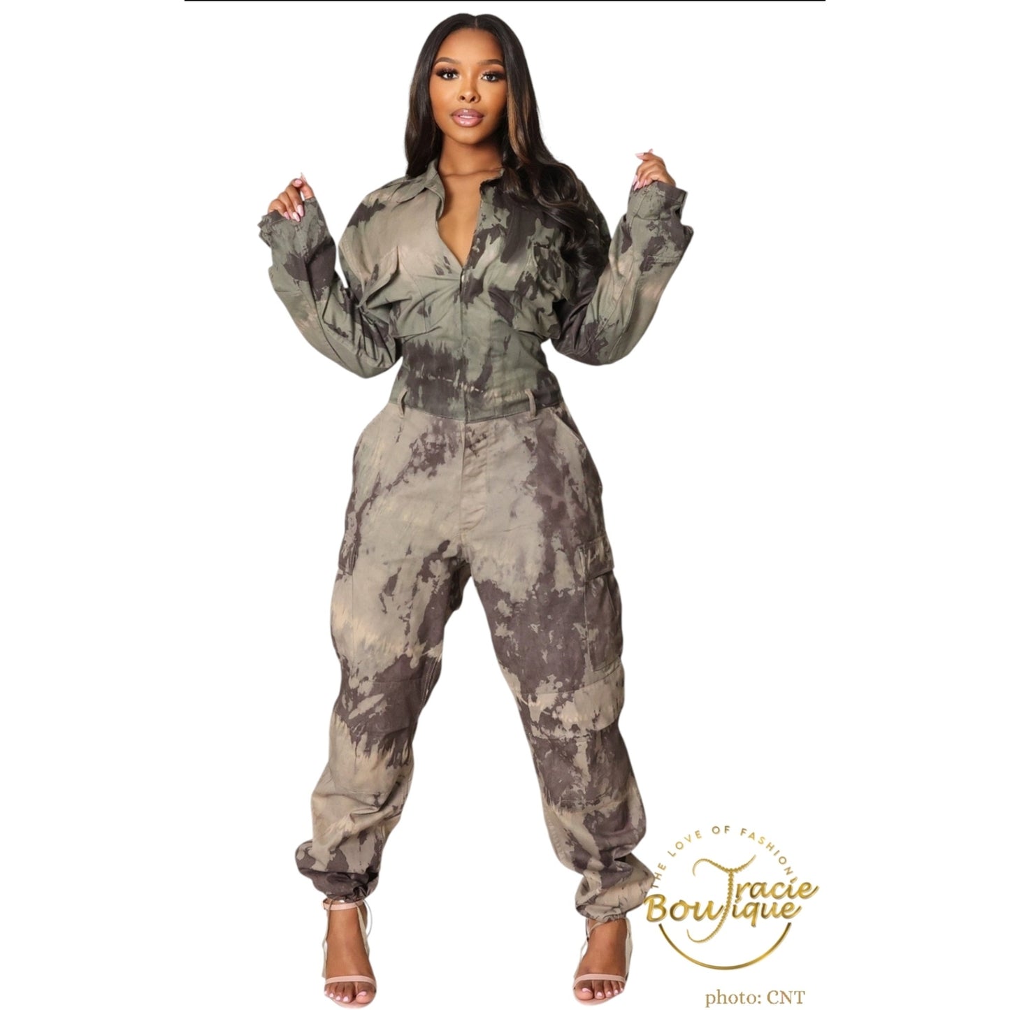 Army Girl Camo Jumpsuit