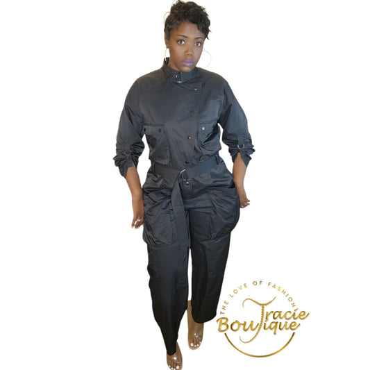 Ms. Diva Military Jumpsuit