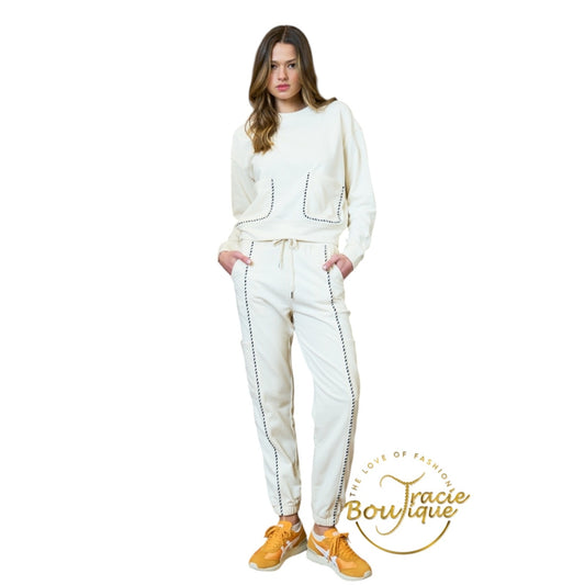 Taylor Piped Jogging Suit