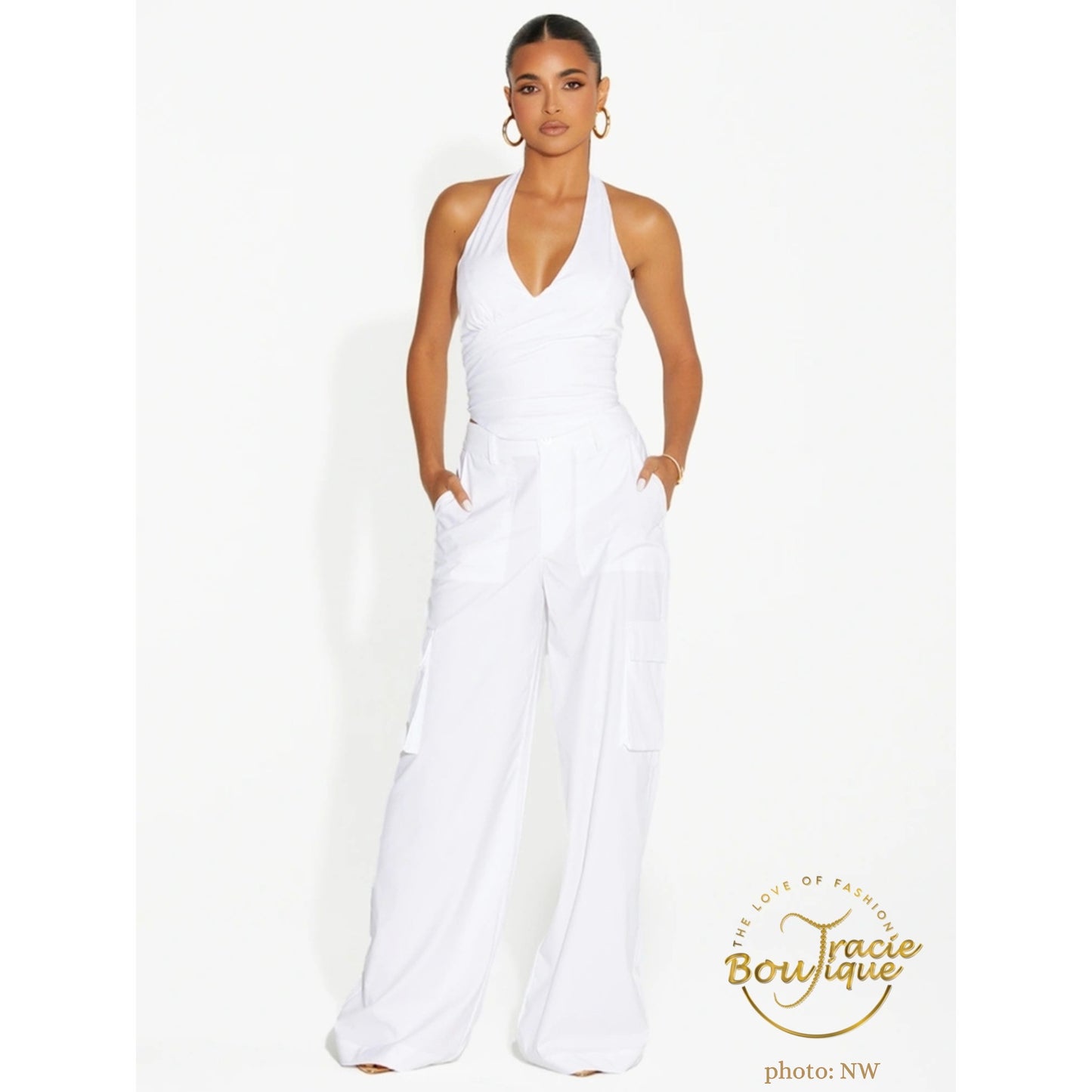 Wrapped Up Corset Halter Top