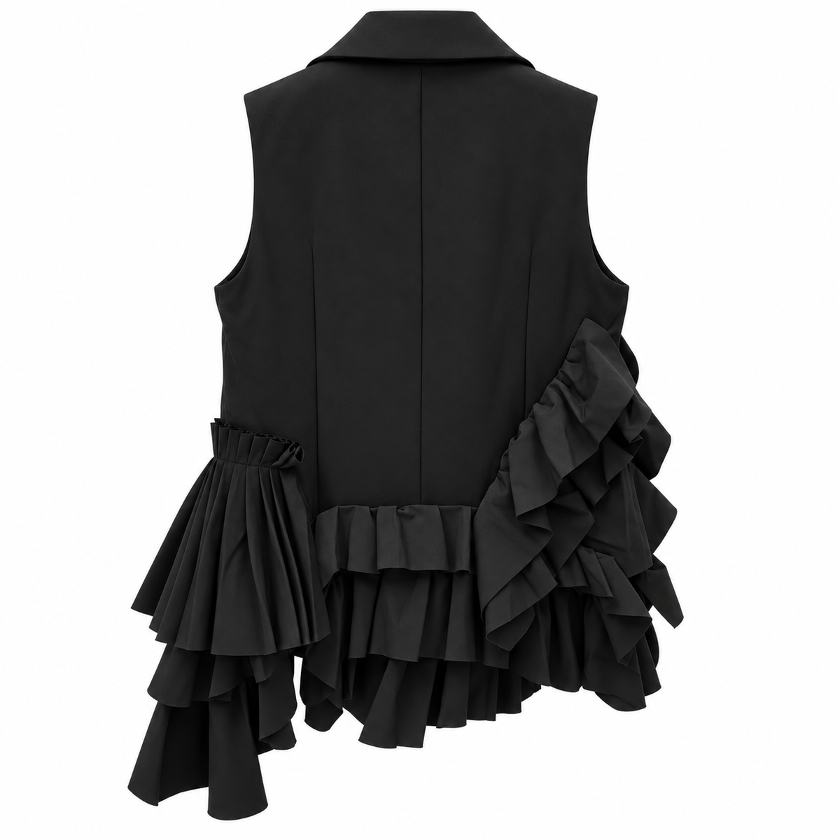 The Taylor Ruffled Statement Vest