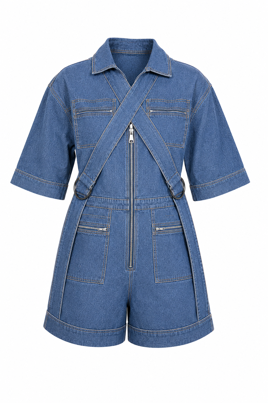 Tracie's Belted Short Jumpsuit